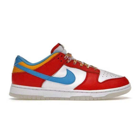 NIKE Dunk Low QS "Lebron James Fruity Pebbles" Sneakers Size 10